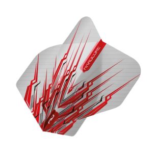 Fluturas Darts Red Dragon Hardcore Mohawk rosu, 100 microni