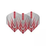 Fluturas Darts Red Dragon Hardcore Mohawk rosu, 100 microni