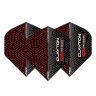 Fluturas Red Dragon  Hardcore Premium Jonny Clayton negru-rosu, extra gros 100 microni