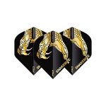 Fluturas Red Dragon Hardcore Premium Snakebite auriu, extra gros 100 microni