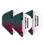 Fluturas Red Dragon Hardcore Premium Snakebite alb-curcubeu, extra gros 100 microni