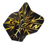 Fluturasi darts Red Dragon Hardcore Ionic Gerwyn Price auriu-negru, extra gros 100 microni