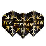 Fluturasi darts Red Dragon Hardcore Ionic Gerwyn Price auriu-negru, extra gros 100 microni