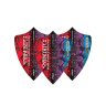Fluturas Darts Red Dragon Freestyle Peter Wright Snakebite Multi Snakeskin, 100 microni
