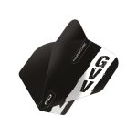 Fluturas Darts Red Dragon Hardcore Gian van Veen, negru, 100 microni