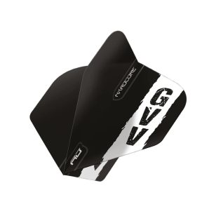 Fluturas Darts Red Dragon Hardcore Gian van Veen, negru, 100 microni