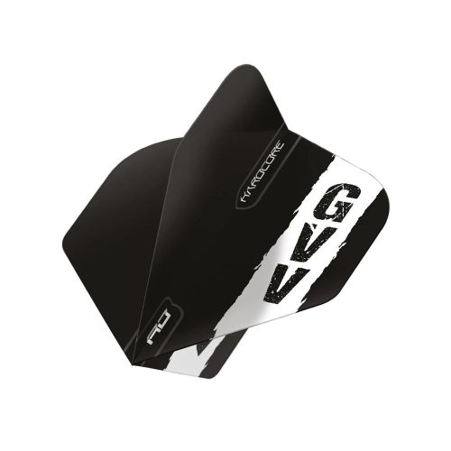 Fluturas Darts Red Dragon Hardcore Gian van Veen, negru, 100 microni