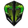 Fluturas Red Dragon Airwing Peter Wright Snakebite verde, Standard