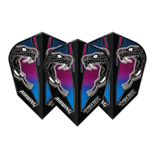 Fluturas Darts Red Dragon Airwing Peter Wright Snakebite albastru, V-Standard