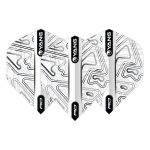 Fluturas Red Dragon Yin Yang, alb rosu, 100 microni