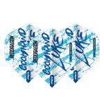 Fluturas Red Dragon Luke Humphries Yin Yang albastru, 100 microni