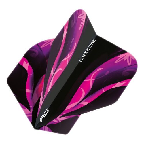 Fluturas darts Red Dragon Hardcore Premium Tyrian No2, negru-violet
