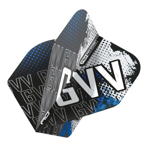 Fluturas darts Red Dragon Hardcore Premium Gian Van Veen No2, albastru