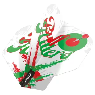 Fluturas darts Red Dragon Bullhitters alb, No2