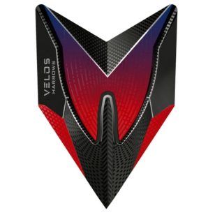 Fluturasi Darts Harrows Velos negru, rosu