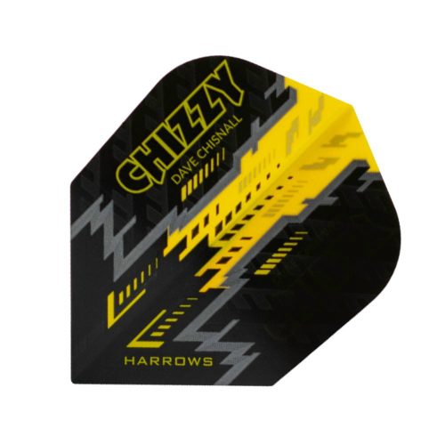 Fluturas darts Harrows Prime Chizzy Negru-Galben