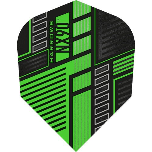 Fluturas Harrows Prime NX90 verde, standard No6 100 microni