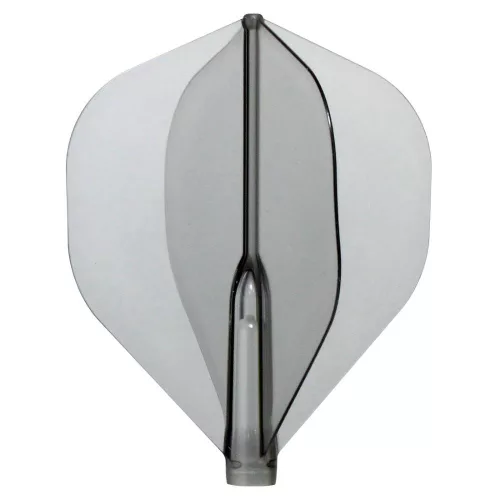 Fluturas darts Cosmo Fit Flight Air Standard transparent - negru