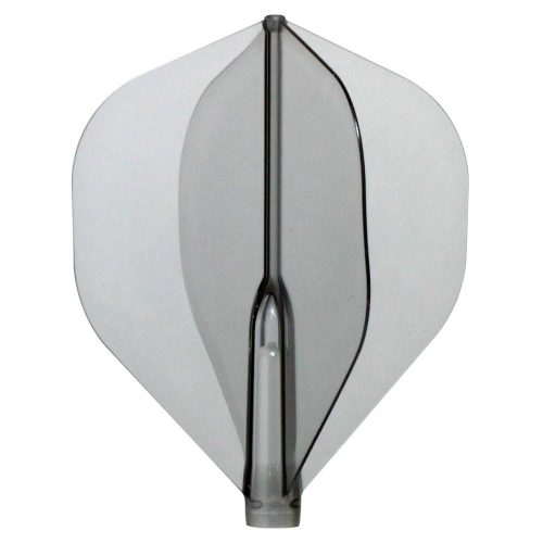 Fluturas darts Cosmo Fit Flight Air Standard transparent - negru