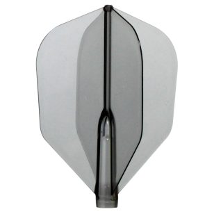 Fluturas darts Cosmo Fit Flight Air Shape transparent - negru