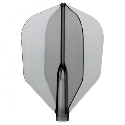 Fluturas darts Cosmo Fit Flight Air Shape transparent - negru