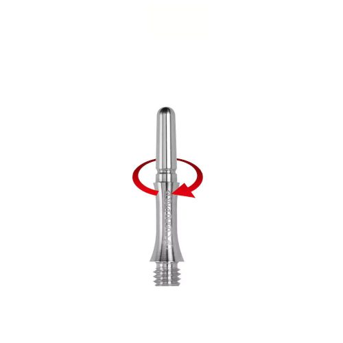 Tija darts Cosmo Fit, super usoara din aluminiu, rotativa, 13 mm