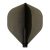 Fluturas darts Cosmo Fit Flight Standard transparent - negru, 6 buc