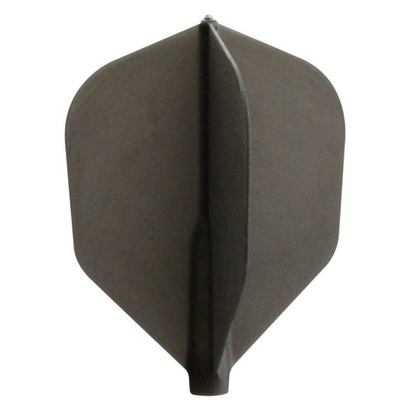 Fluturas darts Cosmo Fit Flight Shape transparent - negru, 6 buc