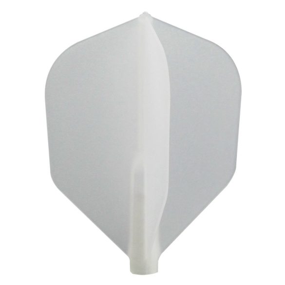 Fluturas darts Cosmo Fit Flight Shape transparent alb, 6 buc