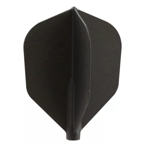Fluturas darts Cosmo Fit Flight Shape negru, 6 buc