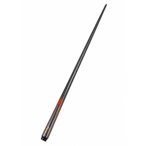 Tac biliard dintr-o bucata fibra de sticla 147cm negru-portocaliu varf de 13mm BenX