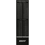 Covor darts GOAT, negru, cu checkout