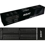 Covor darts GOAT, negru, cu checkout