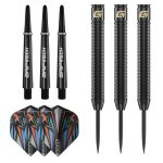 Set sageti darts steel GOAT Athlete Black, 13g, alama