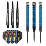 Set sageti darts steel GOAT Athlete Blue, 12g, alama