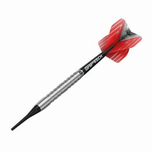 Set sageti darts soft GOAT Podium Silver, 18g, 80% tungsten