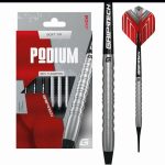 Set sageti darts soft GOAT Podium Silver, 18g, 80% tungsten