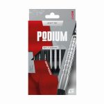 Set sageti darts soft GOAT Podium Silver, 18g, 80% tungsten