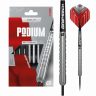 Set sageti darts steel GOAT Podium Silver, 22g, 80% tungsten