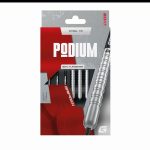 Set sageti darts steel GOAT Podium Silver, 22g, 80% tungsten
