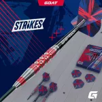 Set sageti darts GOAT Strikes 23,5g, 90% wolfram