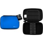 Husa darts GOAT mare, albastru, pentru doua seturi