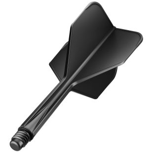 Fluturas si tija darts GOAT A1R negru, fluturas no6 si tija medie