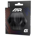 Fluturas si tija darts GOAT A1R negru, fluturas no6 si tija medie