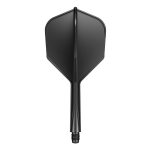 Fluturas si tija darts GOAT A1R negru, fluturas no6 si tija lunga