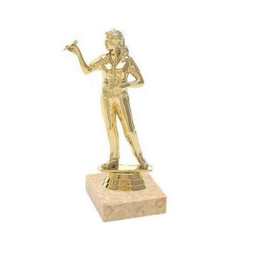 Trofeu darts, jucator feminin, inaltime 15 cm