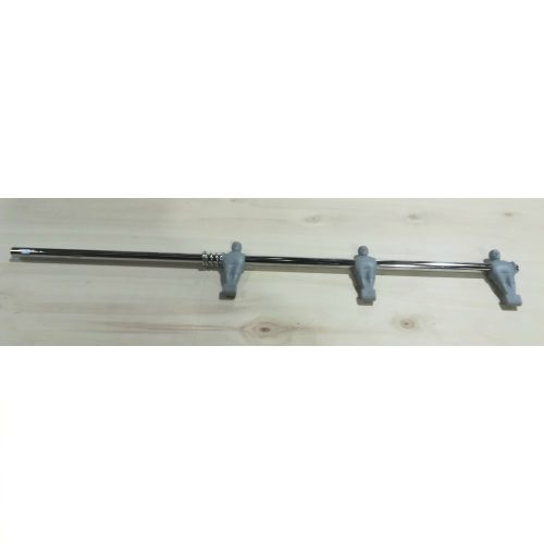 Tija Garlando cu telescop 16 mm, trei jucatori, gri 