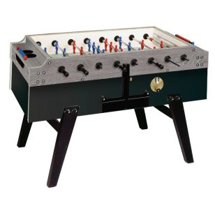   Masa de fotbal Garlando, Olympic (cu jetoniera si iluminare), 5', gri stejar