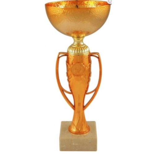 Trofeu darts cu manere, baza din marmura, culoare bronz, inaltime 29,5 cm