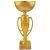 Trofeu darts cu manere, pe baza de marmura, culoare aurie, inaltime 29,5 cm